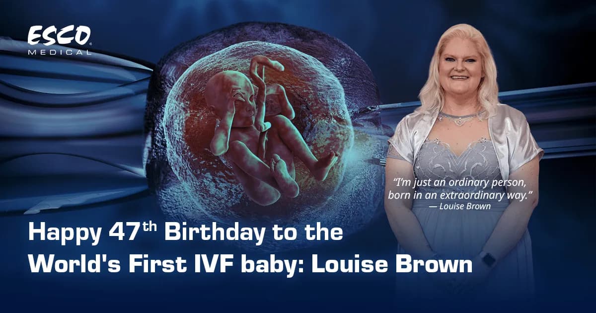 Happy 47th Birthday to the World's First IVF baby: Louise Brown