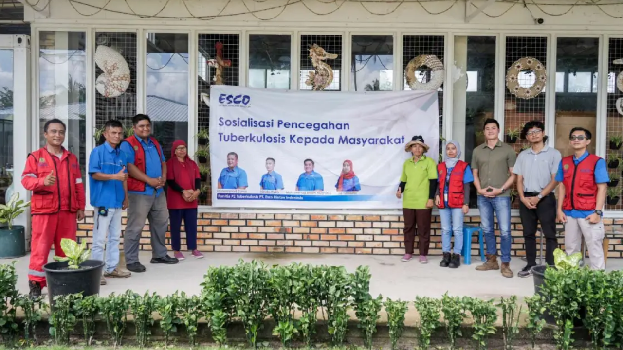Sosialisasi Tuberkolosis Kepada Masyarakat, PT Esco Bintan Indonesia